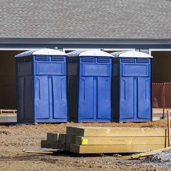 how do you ensure the portable toilets are secure and safe from vandalism during an event in Del Muerto Arizona